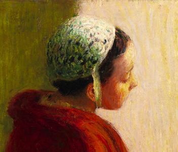 Detail from Roderic O'Conor, 'La Jeune Bretonne', c.1895