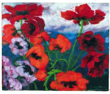 Large Poppies (Red, Red, Red)
