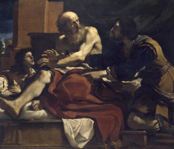 Guercino, Jacob Blessing the Sons of Joseph, c.1620
