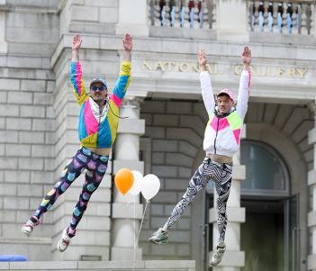 Lords of Strut launching Thursday Lates at the National Gallery of Ireland.
