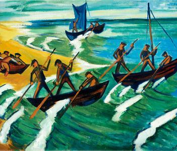 Departing Boats (Nidden)