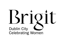 Logo with the words Brigit, Dublin City Celebrating Women