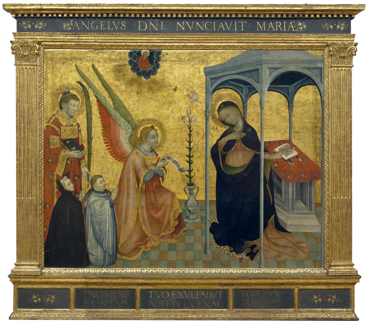 Jacques Yverni (fl.1410-1438), 'The Annunciation', c.1435. © National Gallery of Ireland. 