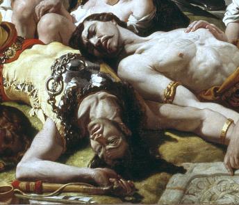 Daniel Maclise (1806-1870), detail from 'The Marriage of Strongbow and Aoife', c.1854. © National Gallery of Ireland.