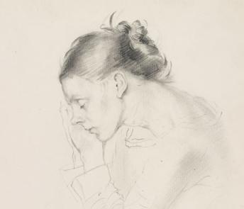 Margaret Clarke (1884-1961), 'Study of Julia with Toothache'.