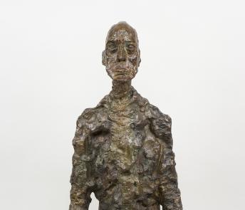 Bronze bust of a male figure