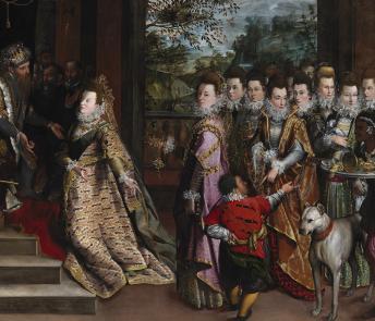 Lavinia Fontana's painting after conservation treatment.